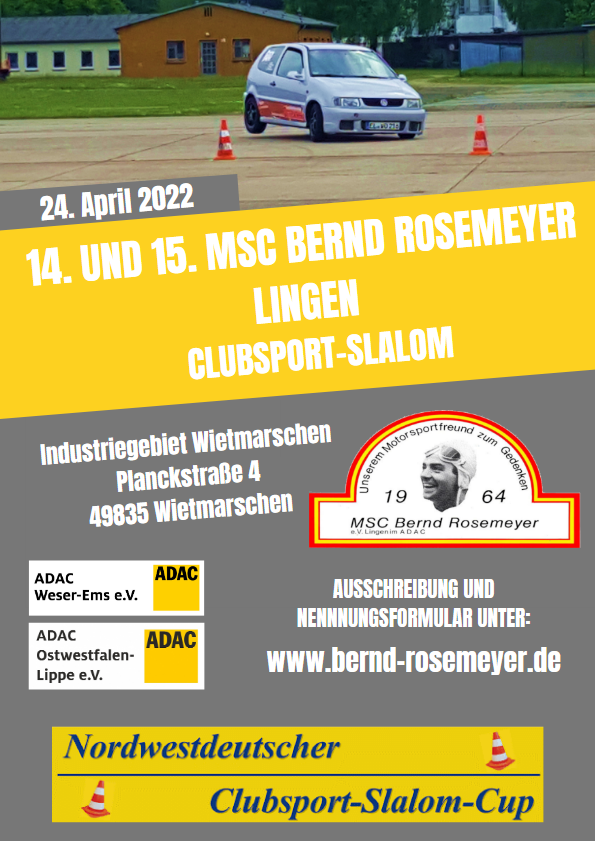 Clubsport-Slalom am 24.04.2022